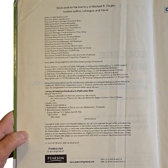 College Mathematics for Business, Economics, Life Sciences, Social Sciences [B2] - Picture 6 of 7